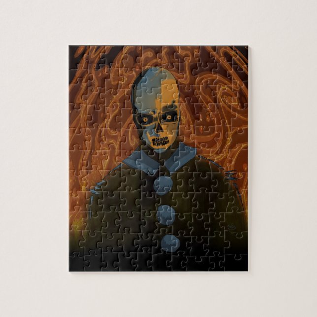 Orange Skull Puzzle (Vertikal)