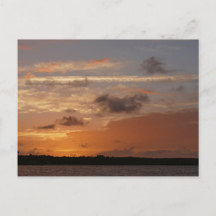Orange Sky After Sunset in Florida Postkarte