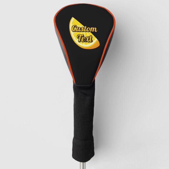 Orange Slice Golf Headcover (Vorderseite)