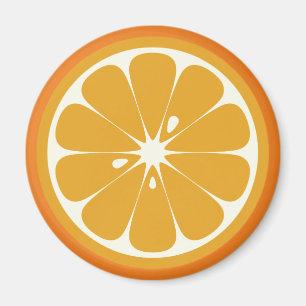 Orange Slice Magnet