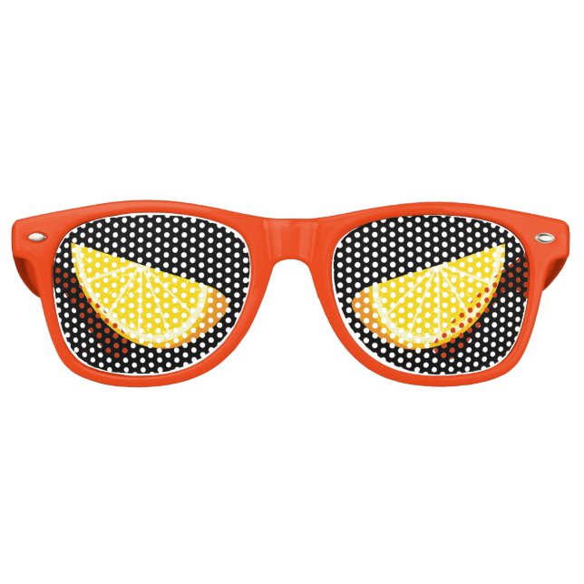Orange Slice Partybrille (Vorderseite)