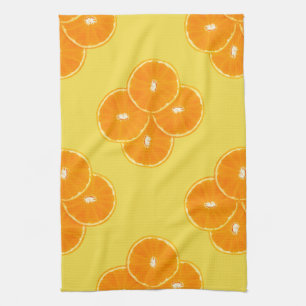Orange Slice Pattern Handtuch