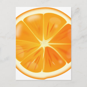 Orange Slice Postkarte