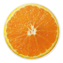 Orange Slice realistische Fruchtmöbelknopf Keramikknauf