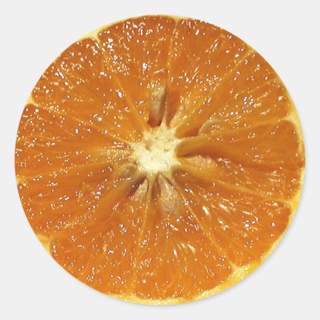 ORANGE SLICE RUNDER AUFKLEBER (Vorderseite)