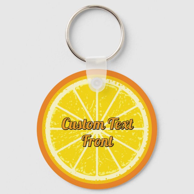 Orange Slice Schlüsselanhänger (Vorderseite)