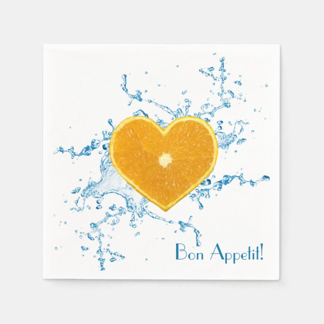 Orange-Slice Serviette (Vorderseite)