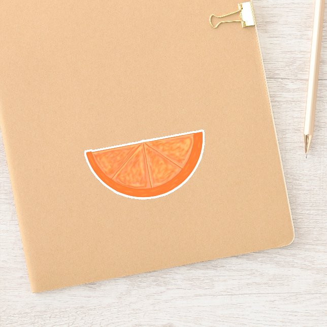 Orange Slice Sticker (Notizbuch)