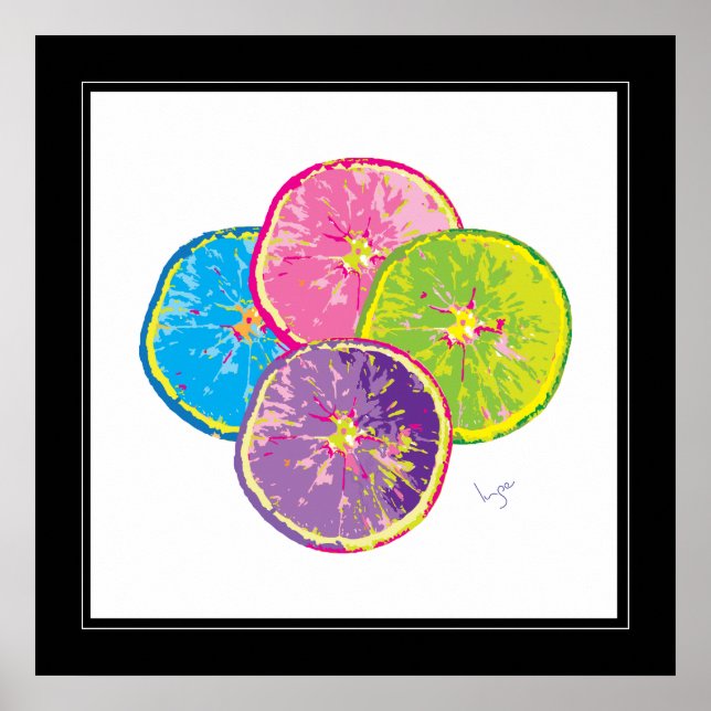 Orange Slices Pop Poster (Vorne)