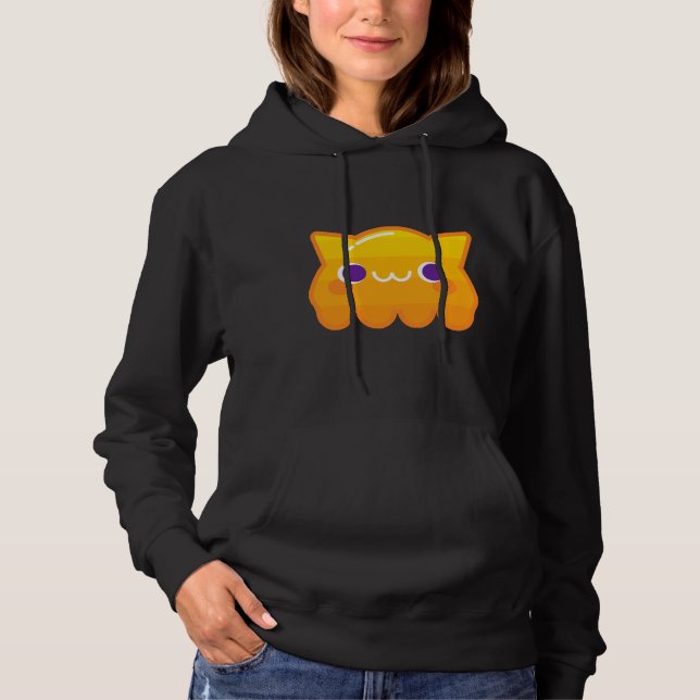 Orange Sloth Hoodie (Vorderseite)