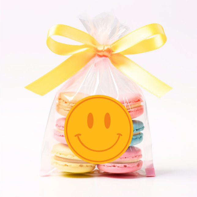 Orange Smile One Happy Typ/Gal Birthday Stickers (Von Creator hochgeladen)