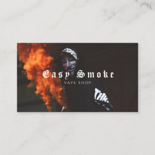 Orange Smoke Vape Shop Visitenkarte