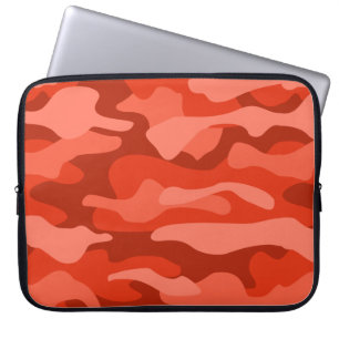 Orange Soda Monocolor Camouflage Laptopschutzhülle