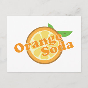 Orange Soda Postkarte