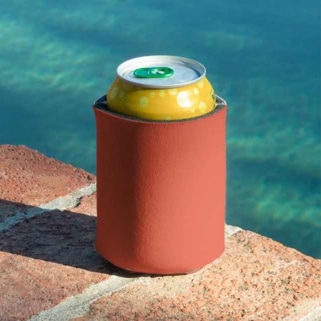 Orange Soda Solid Color Dosenkühler (In Situ Pool)
