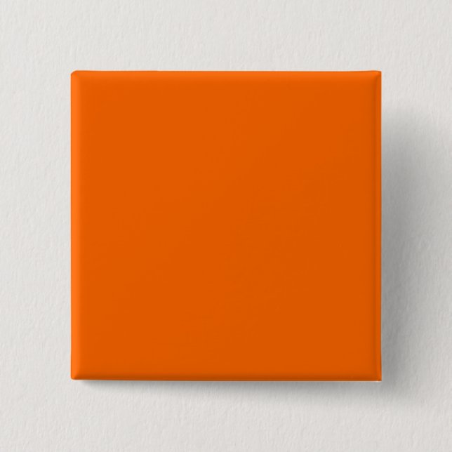 Orange Solid Color Background Template Button (Vorderseite)