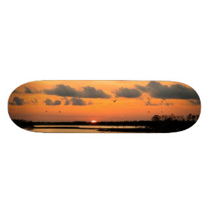 ORANGE SONNENUNTERGANG-SKATEBOARD SKATEBOARD
