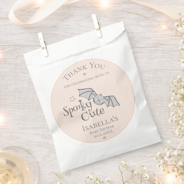 Orange Spooky Niedlich Bats KinderHalloween Geschenktütchen (Ausgeschnitten)