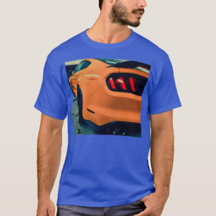 Orange Sports Car Schwanz Lights T-Shirt