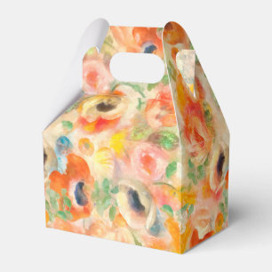 Orange Spring Flowers Geschenkschachtel