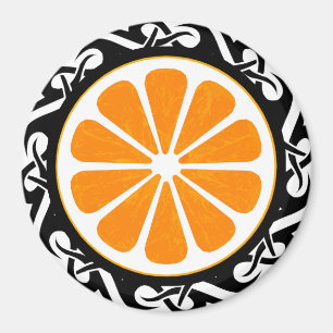orange. Stamm. Magnet