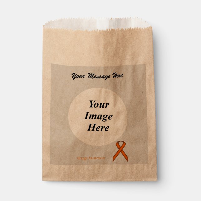 Orange Standard Ribbon Template by Kenneth Yoncich Geschenktütchen (Vorderseite)