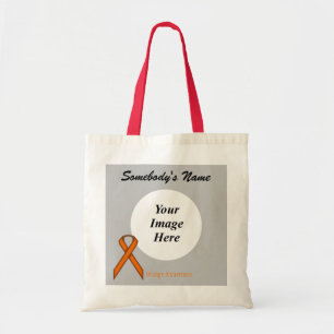 Orange Standard Ribbon Template by Kenneth Yoncich Tragetasche