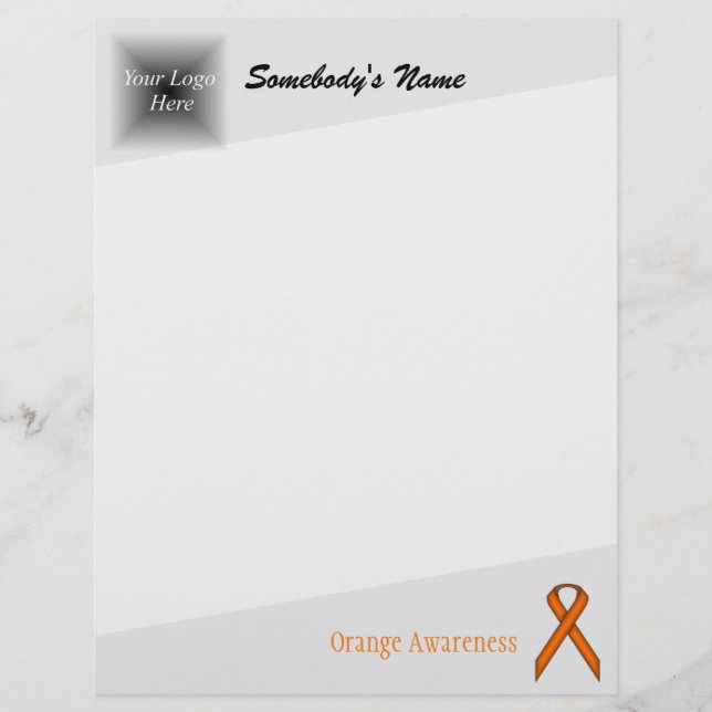 Orange Standard Ribbon von Kenneth Yoncich (Vorderseite)