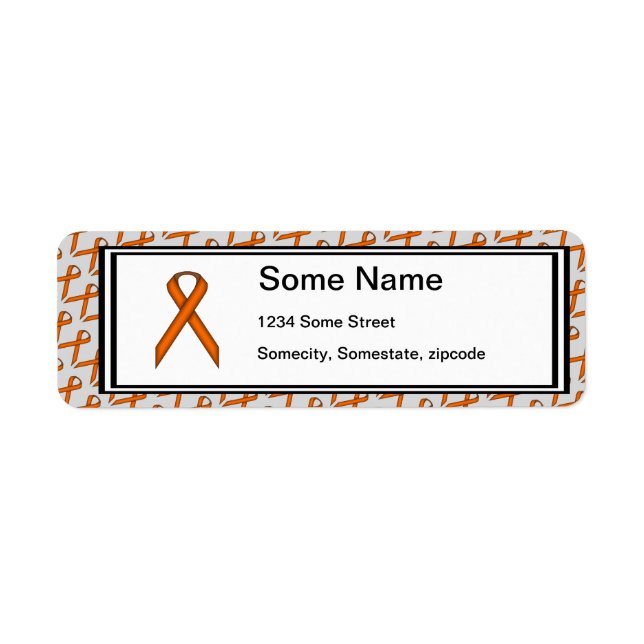 Orange Standard Ribbon von Kenneth Yoncich (Vorne)