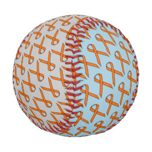 Orange Standard Ribbon von Kenneth Yoncich Baseball