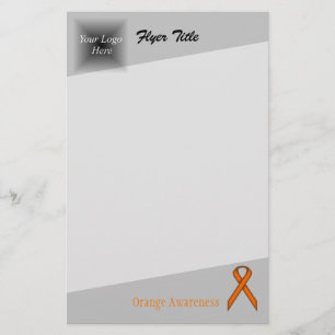 Orange Standard Ribbon von Kenneth Yoncich Flyer