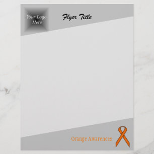 Orange Standard Ribbon von Kenneth Yoncich Flyer