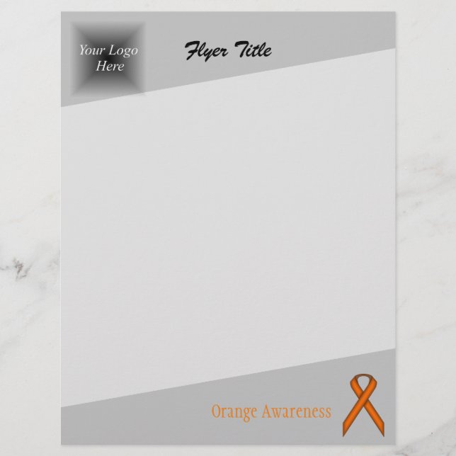 Orange Standard Ribbon von Kenneth Yoncich Flyer (Vorne)