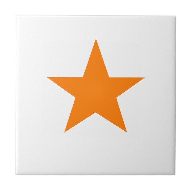 Orange Star Fliese (Vorderseite)