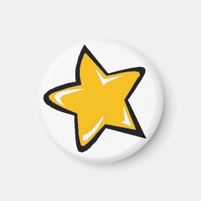 Orange Star Magnet (Vorne)