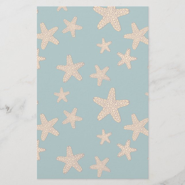 Orange Starfish Pattern (Vorderseite)