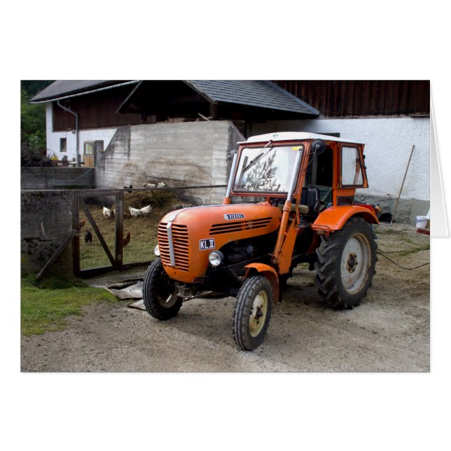 Orange Steyr Tractor KL II (Vorderseite (Horizontal))