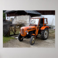 Orange Steyr Tractor KL II