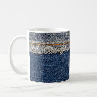Orange Stitch, Double Denim Patch. Kaffeetasse