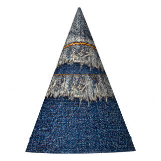 Orange Stitch, Double Denim Patch. Partyhütchen