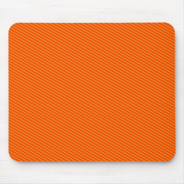 Orange Streifen Mousepad (Vorne)
