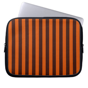 Orange Streifen Retro Stil anpassen! Laptopschutzhülle