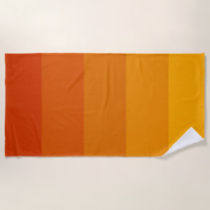 Orange Streifen Strandtuch
