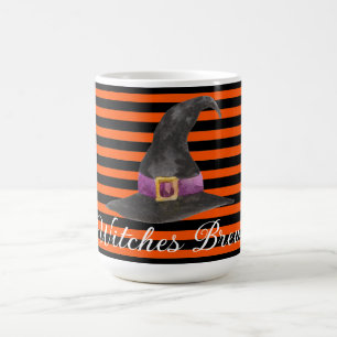 Orange Stripe Hexen Brew Kaffeetasse