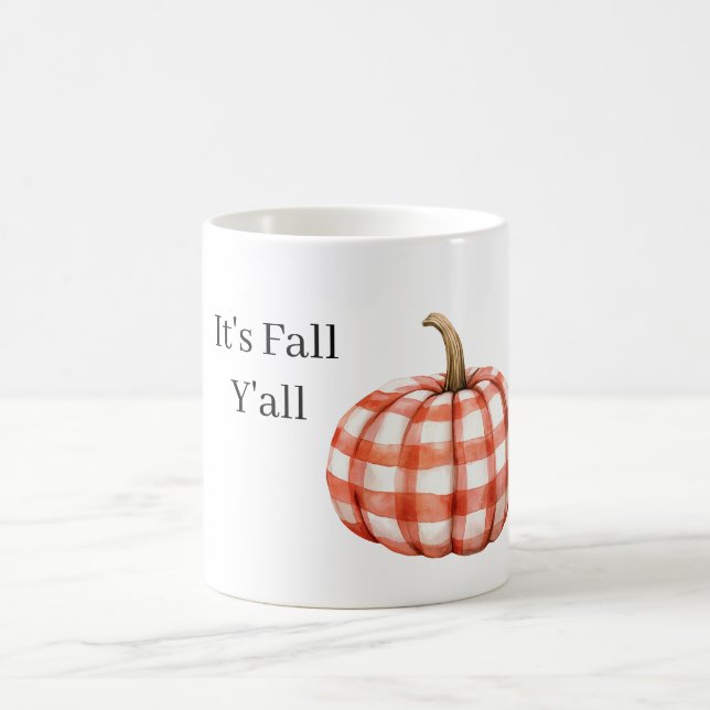 Orange Stripes Pumpkin   Kaffeetasse (Mittel)