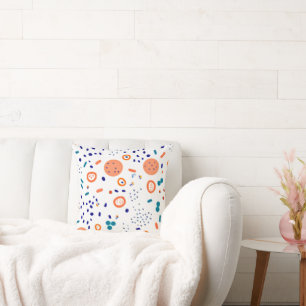 Orange Style Patterns Art Design Kissen
