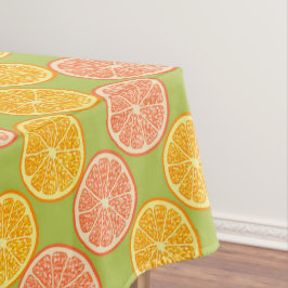 Orange Summer Green Tischdecke