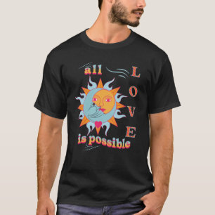 Orange Sun Blue Moon Alle Liebe ist möglich Eclips T-Shirt