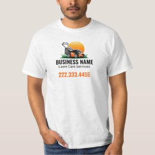 Orange Sun Rasenpflege-Service T-Shirt