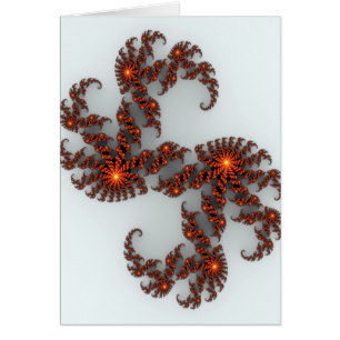 Orange Sunburst Fraktal